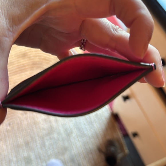 Tory Burch leather card case! Kira chevron - Picture 4 of 4